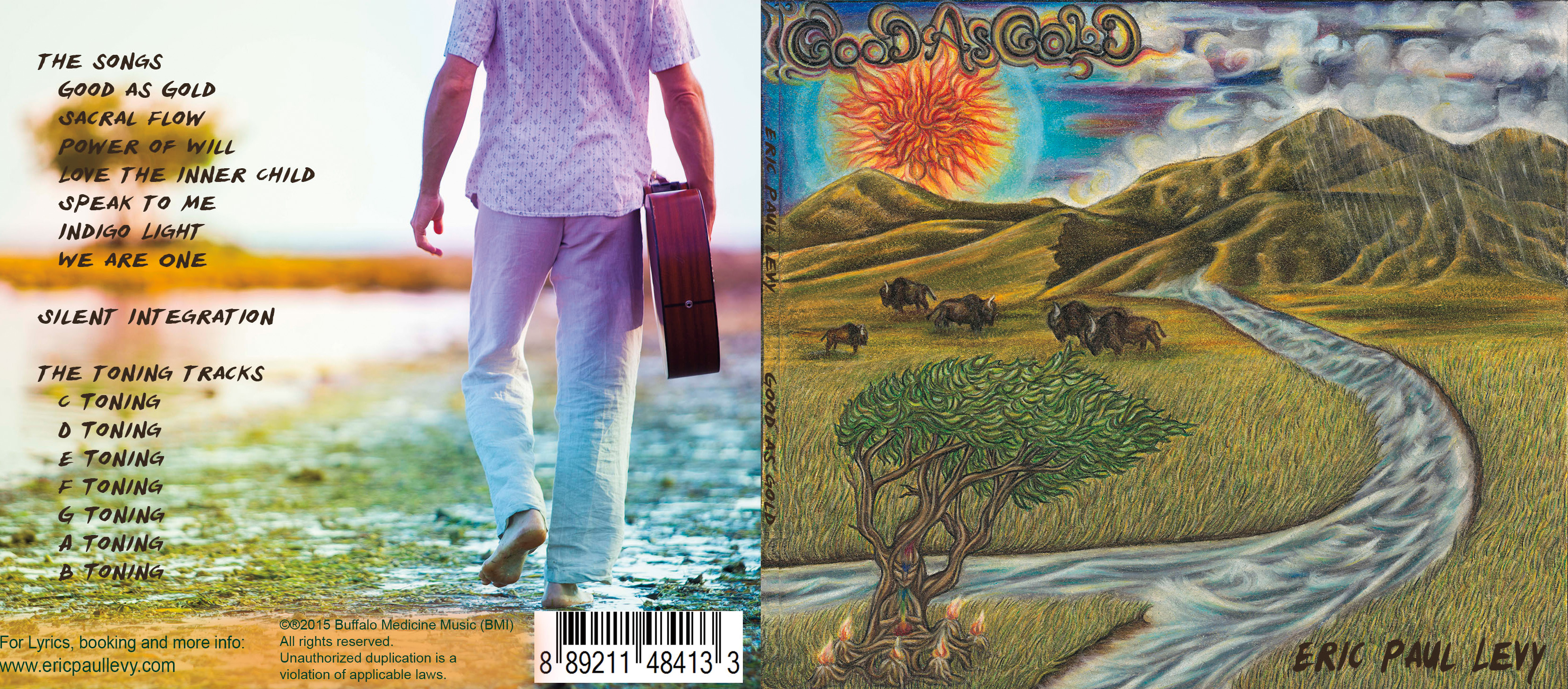 All Over the Place Album Cover - Back
